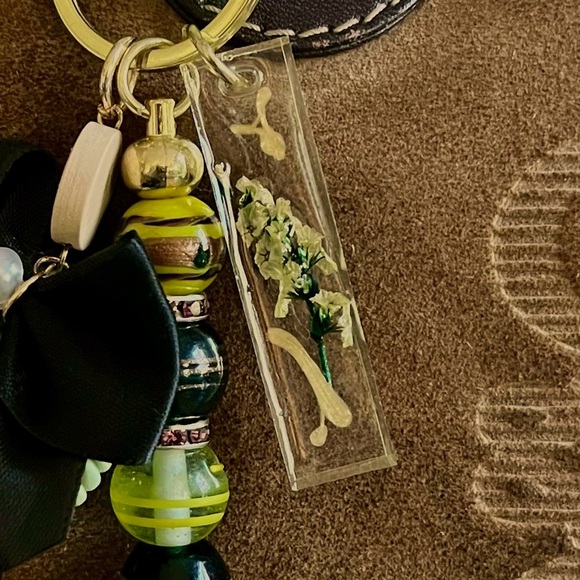 Keychain Charms | Resin & Glass Beaded Charm For Bags | Key Ring Gifts - Picture 12 of 17